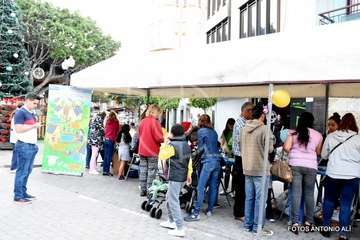 Desangelada clausura de la campaña de recogida juguetes en Telde (Foto Antonio Alí y TA)
